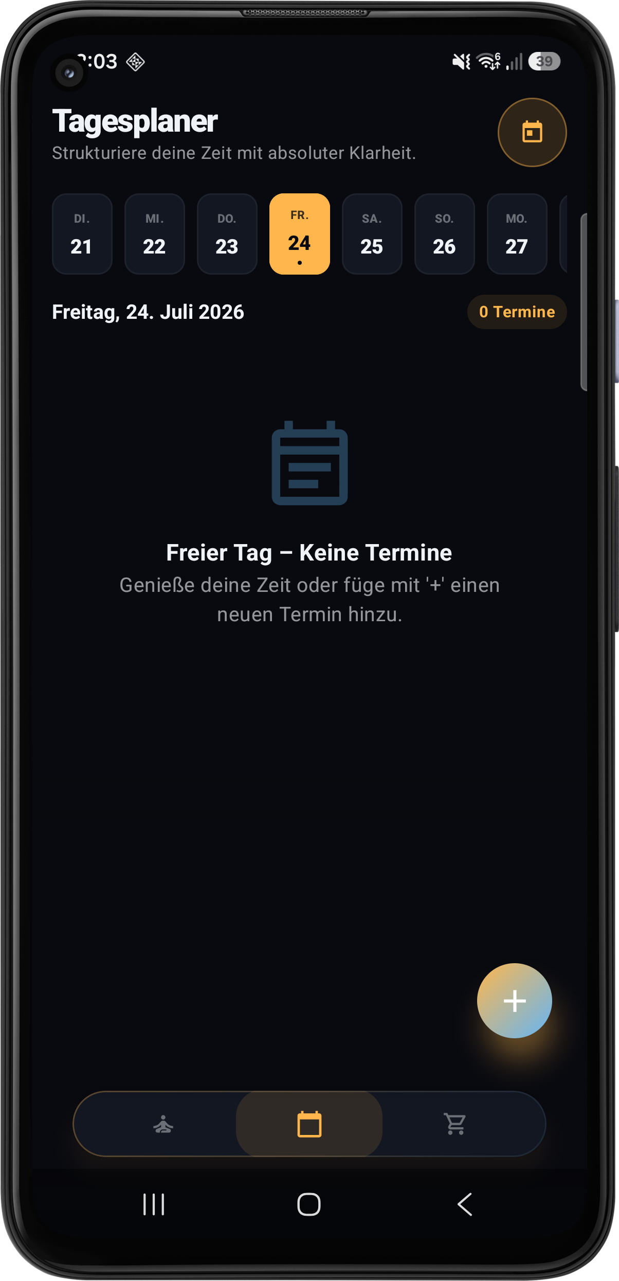 NookDay Tagesplaner Screen